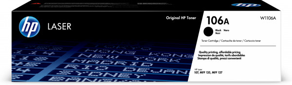 Картридж W1106A/106A HP Laser 107/ MFP 135/ MFP 137 Black, 1000 стр.